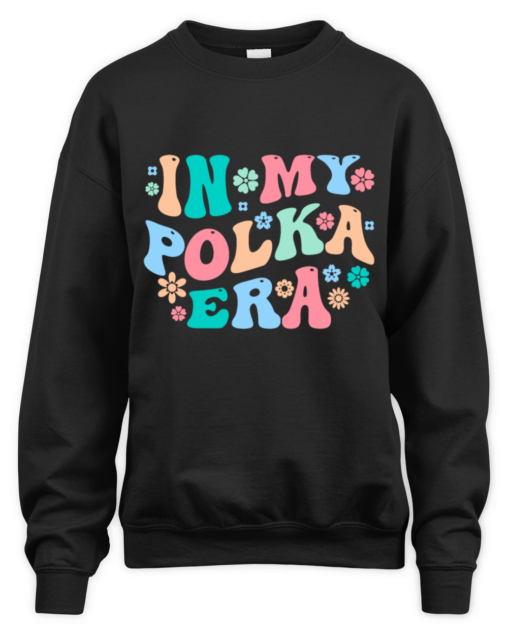 Funny Polka Dance Design for a Polka Muscian Unisex Premium Crewneck Sweatshirt