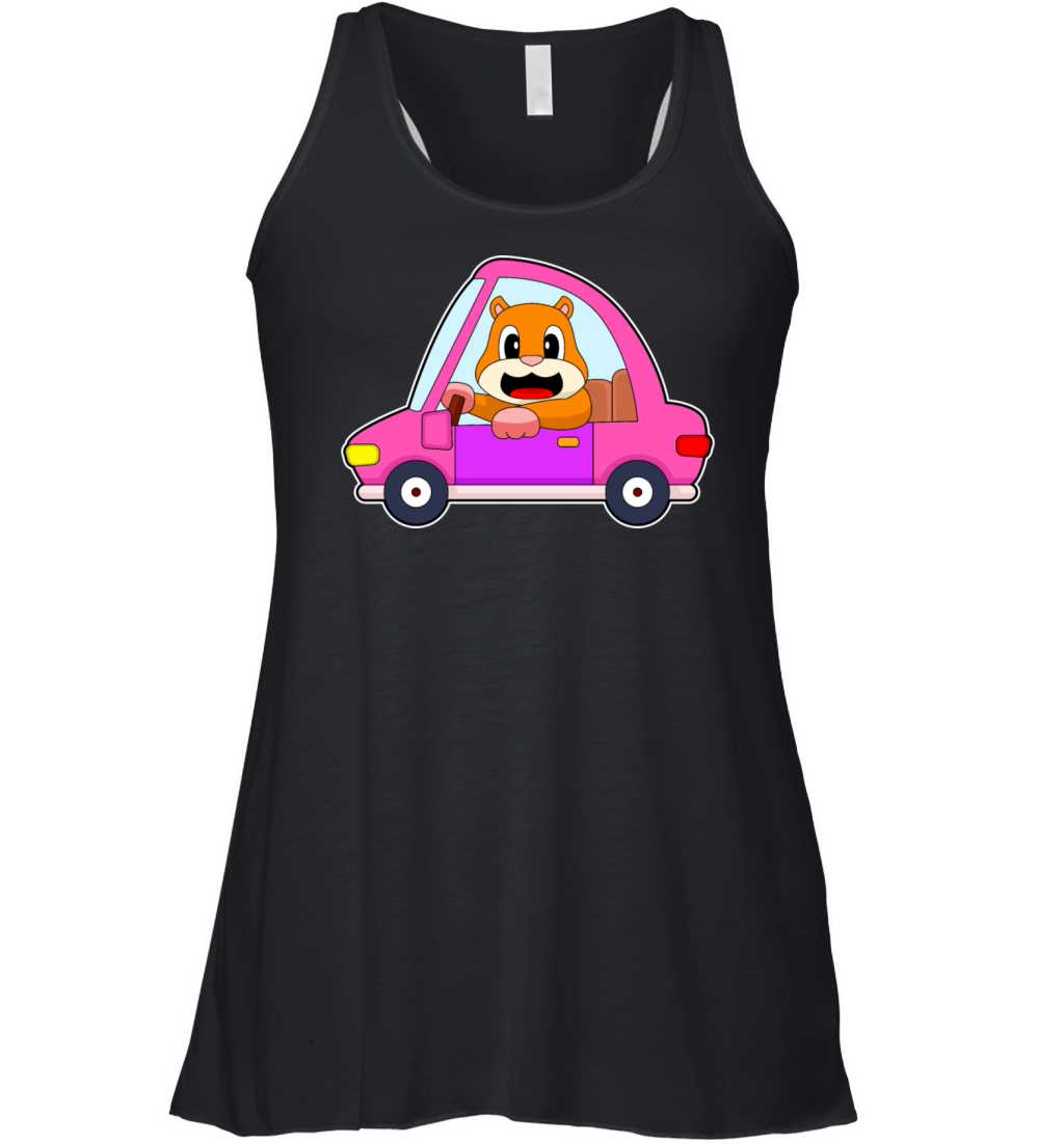 Hamster Car Women's Flowy Tank Top