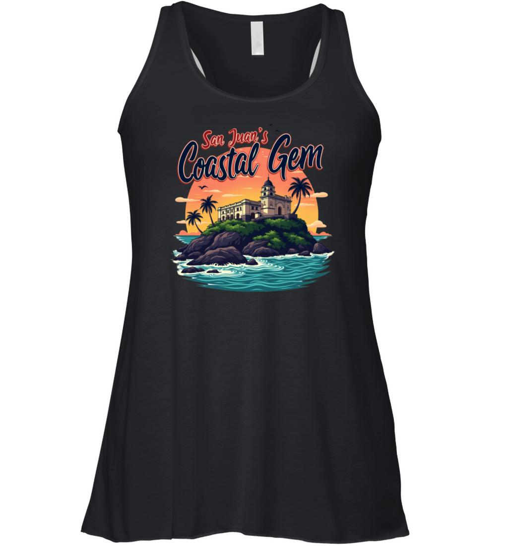 San Juan El Morro Puerto Rico Sunset Women's Flowy Tank Top