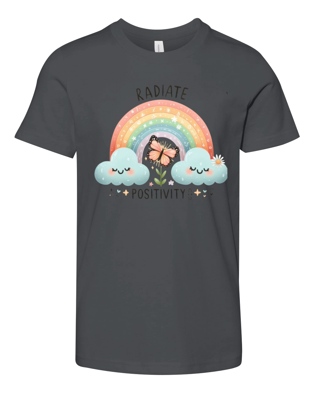 Radiate Positivity Youth Unisex Jersey Tee