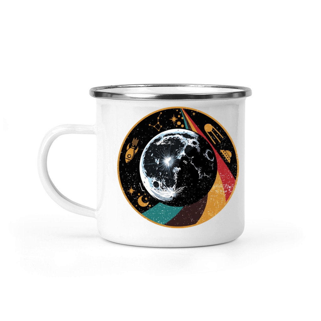 Moon - Planet Vintage Camping Mug