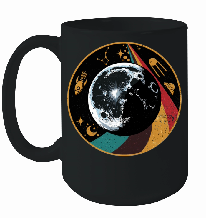 Moon - Planet Vintage Ceramic Mug