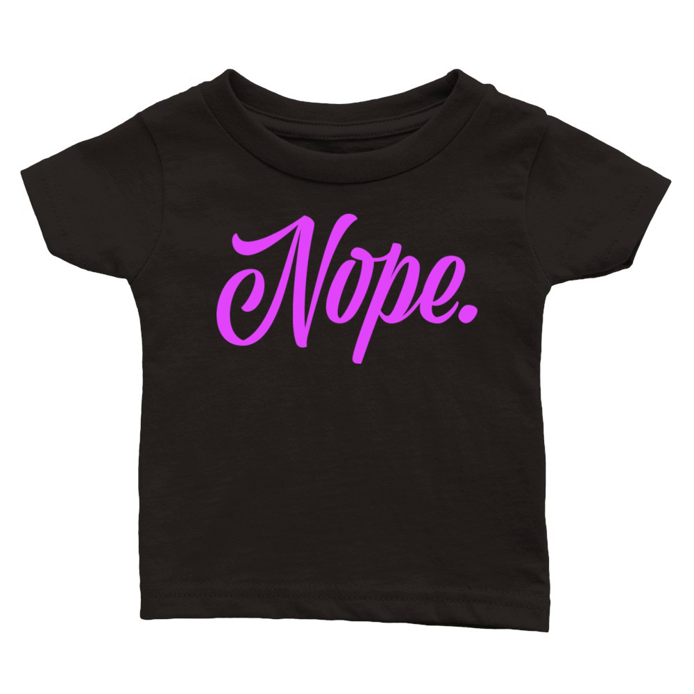 NOPE Classic Baby Crewneck T-shirt