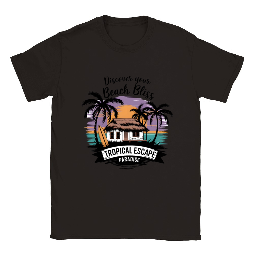 Tropical paradise Classic Kids Crewneck T-shirt