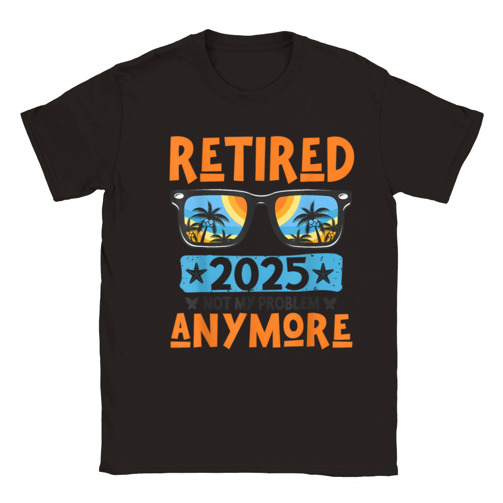 Vintage retired 2025 not my problem anymore Classic Kids Crewneck T-shirt