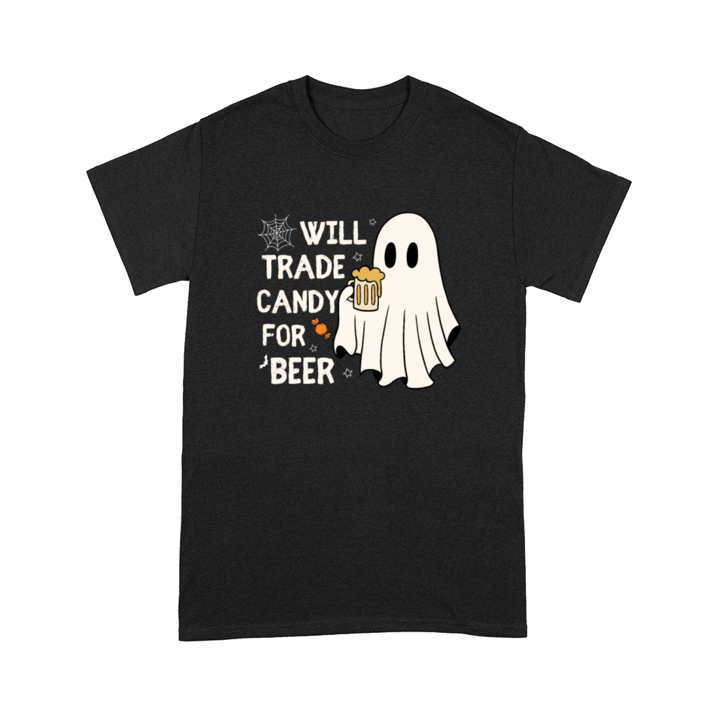 Will Trade Candy For Beer Halloween Costume Comfort T-shirt