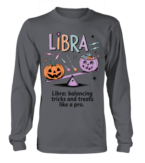 Balancing Tricks and Treats Like a Pro Libra Long sleeved Unisex