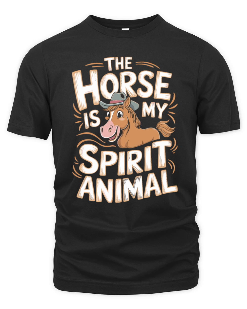 The Horse Is My Spirit Animal Organic Unisex T-shirt