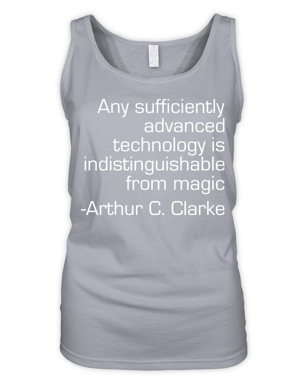 Advanced Tech Indistinguishable from Magic Organic Women's Tank Top