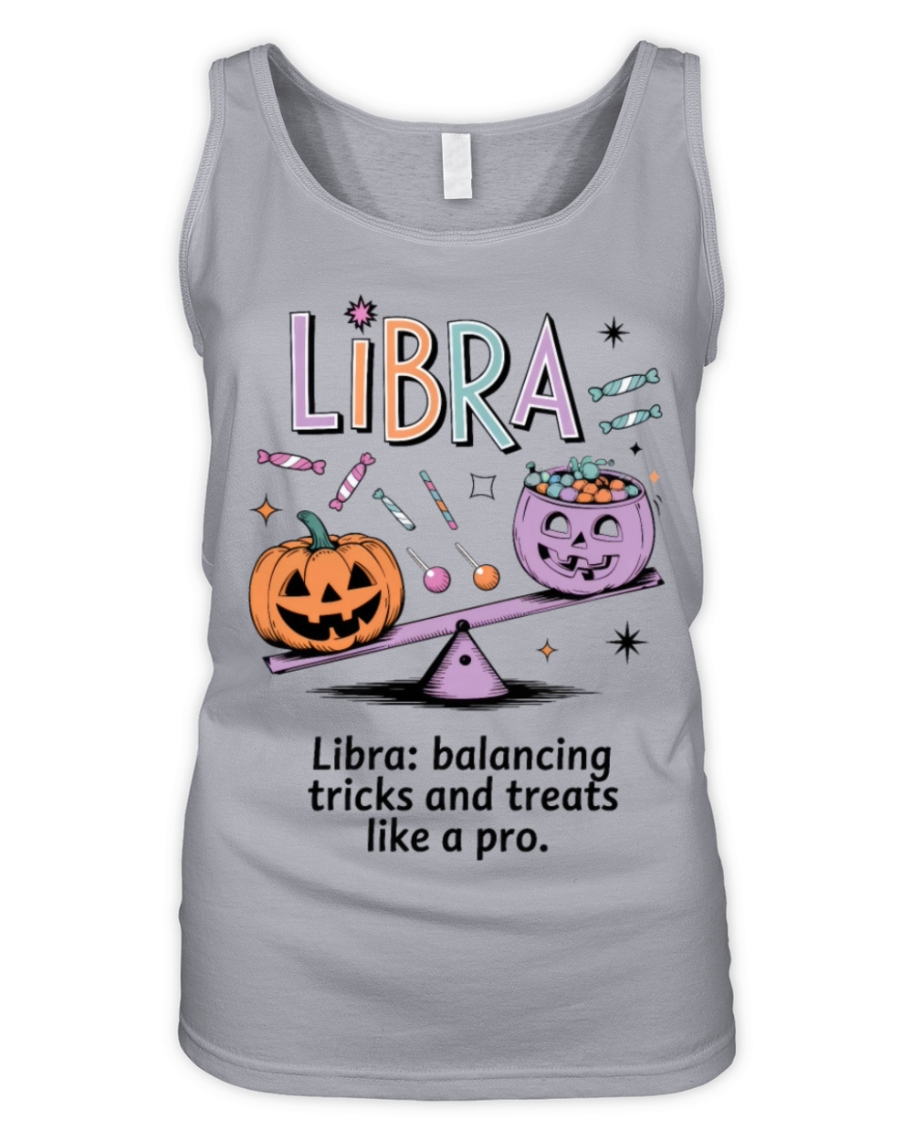 Balancing Tricks and Treats Like a Pro Libra Organic Women's Tank Top