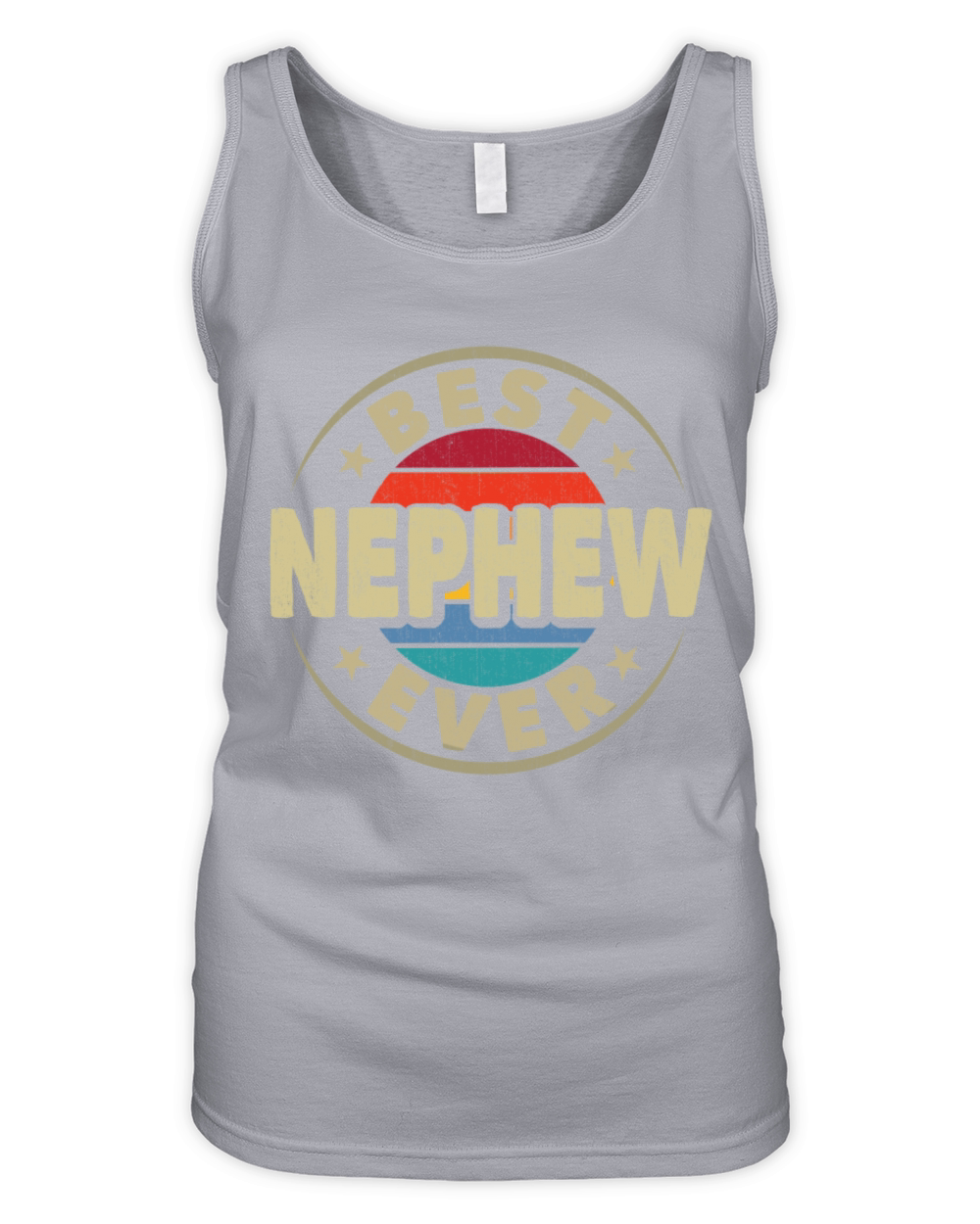 Best Nephew Ever Family Vintage Retro Funny Organic Women's Tank Top