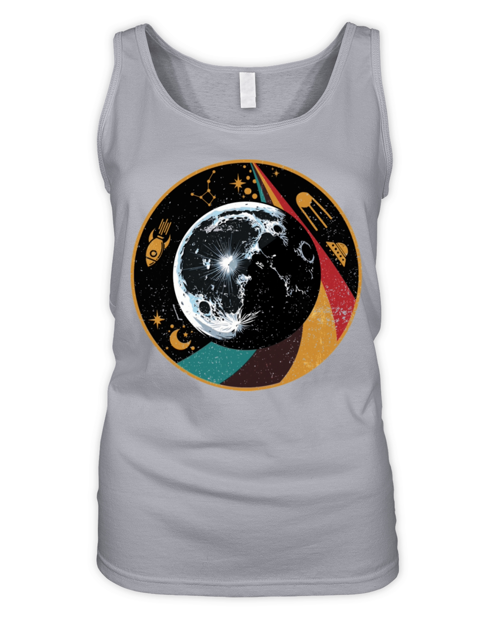 Moon - Planet Vintage Organic Women's Tank Top