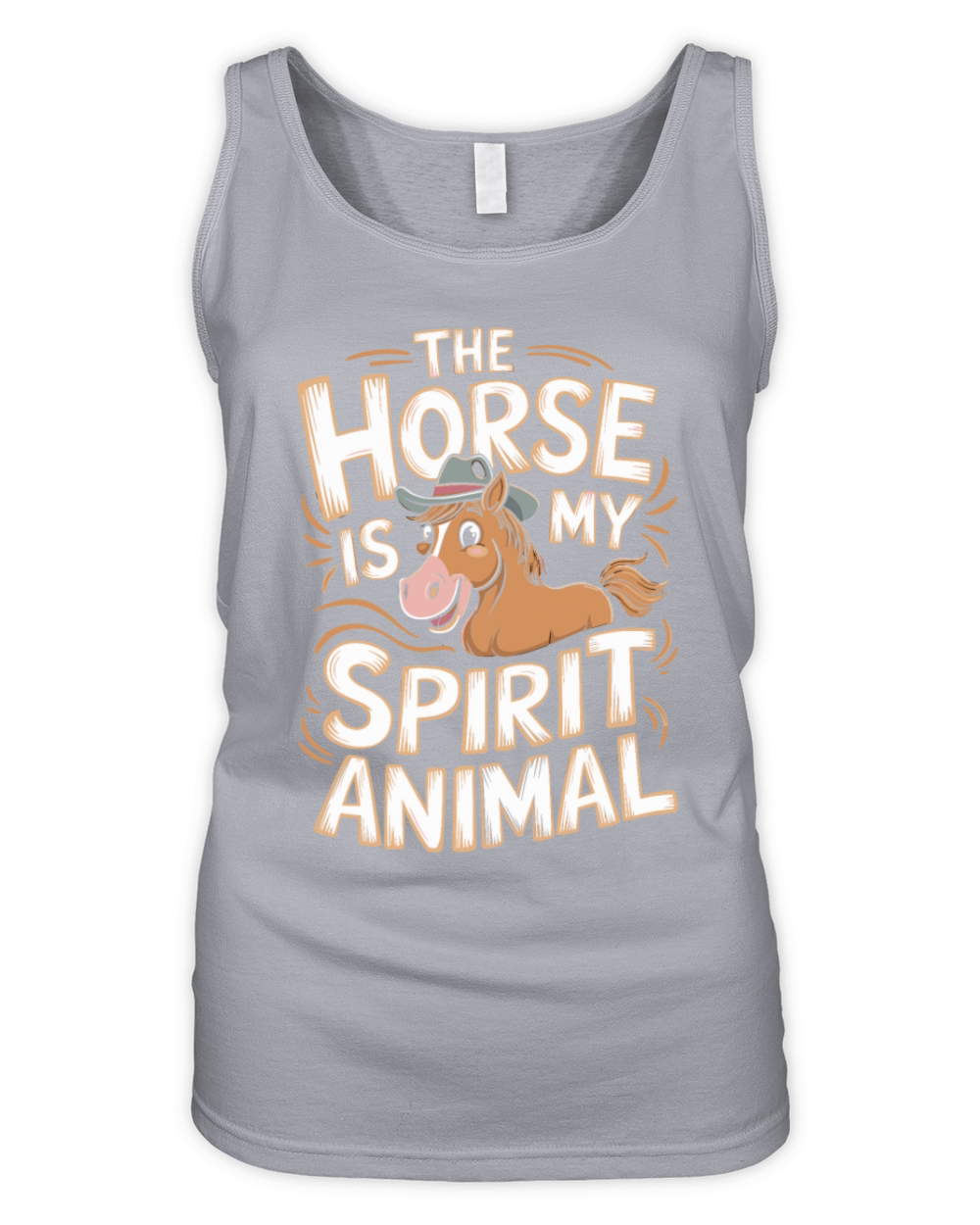 The Horse Is My Spirit Animal Organic Women's Tank Top