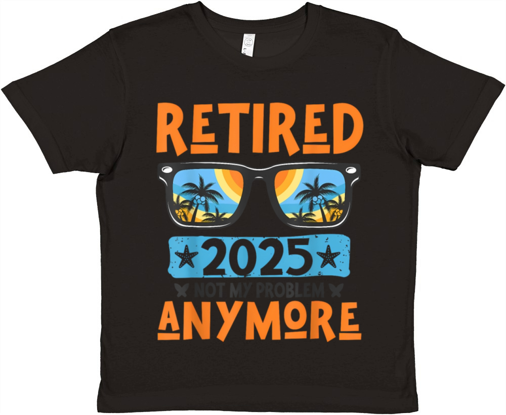 Vintage retired 2025 not my problem anymore Premium Kids Crewneck T-shirt