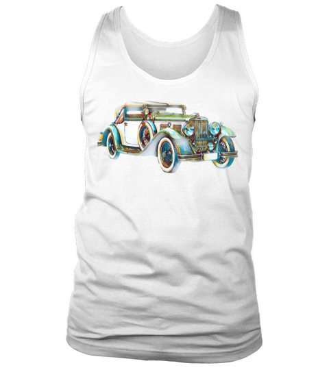 Car vintage Tank Top Unisex