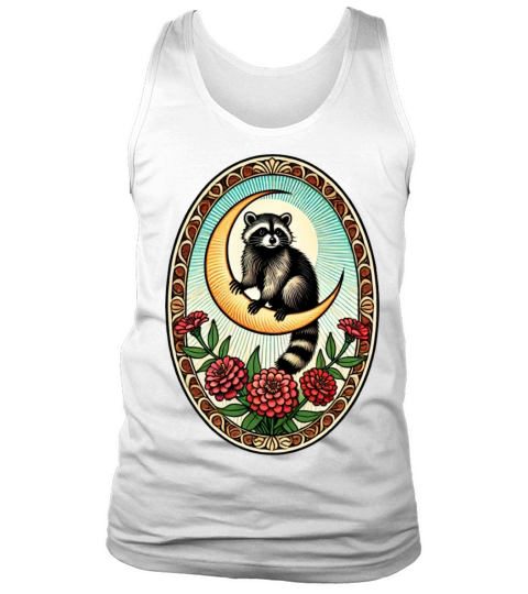 Vintage Raccoon Tank Top Unisex
