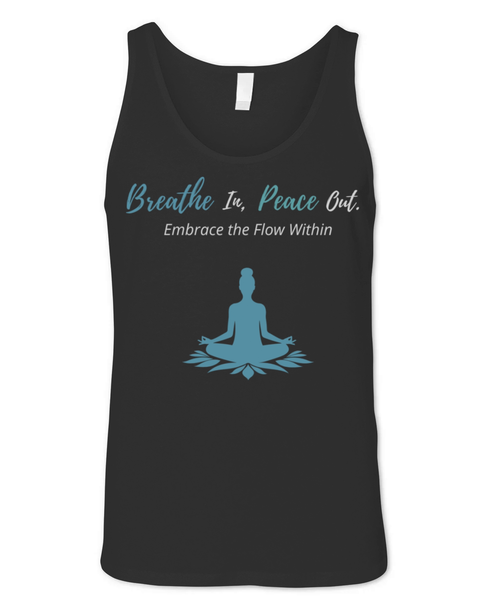 Breathe In Peace Out Unisex Jersey Tank