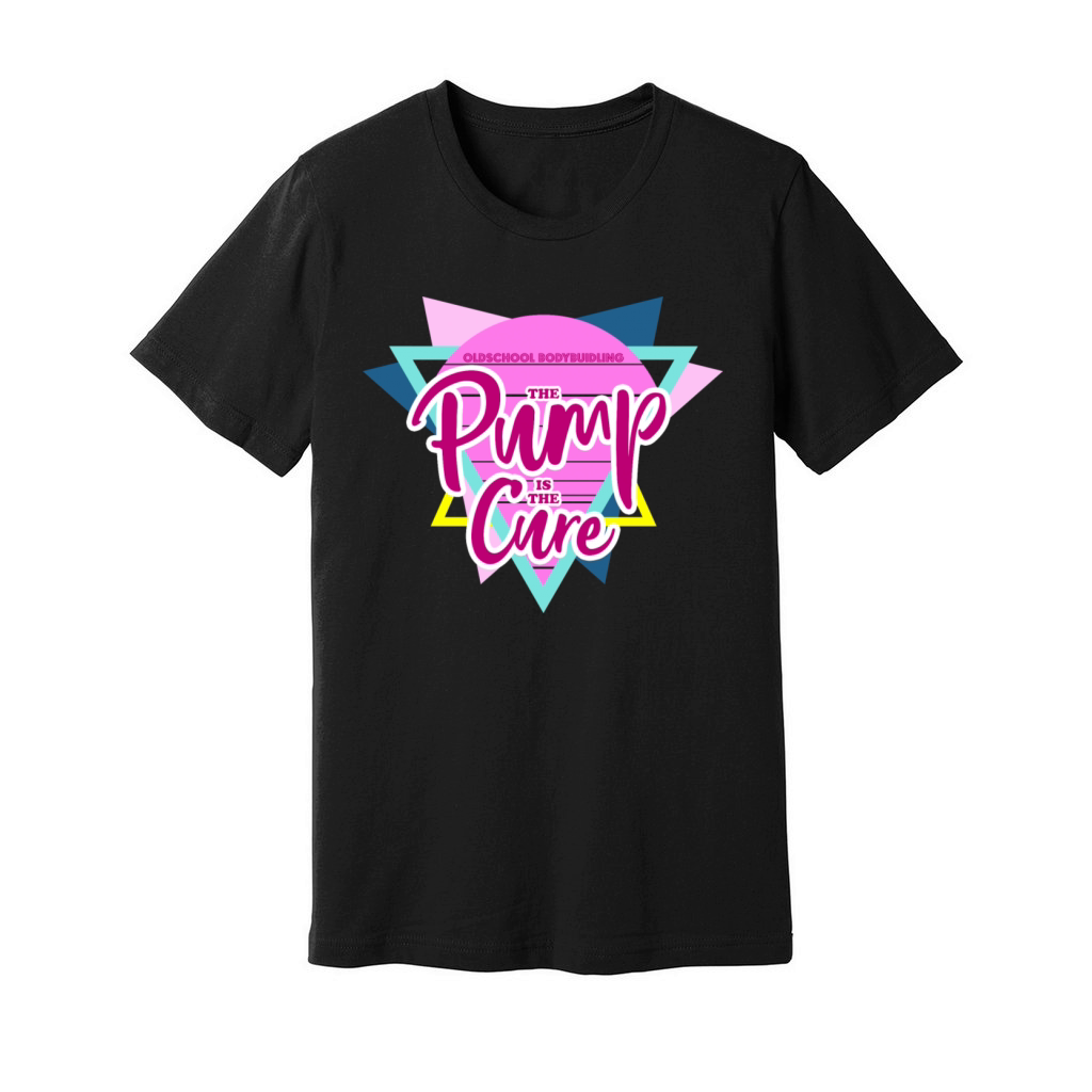 Oldschool Bodybuilding Vintage Pump Cure Unisex Jersey Tee