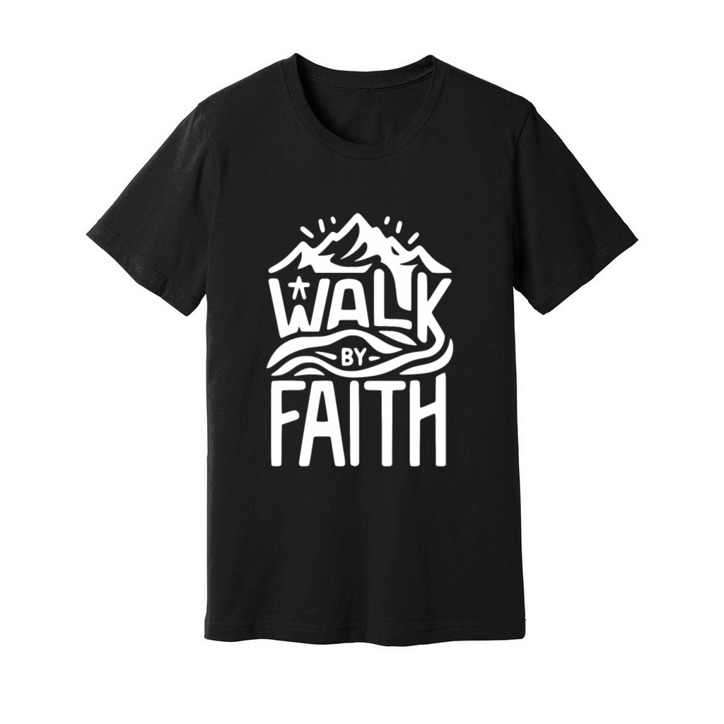 Walk by Faith Unisex Jersey Tee