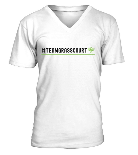 Funny Tennis Player Racket V-Neck T-shirt