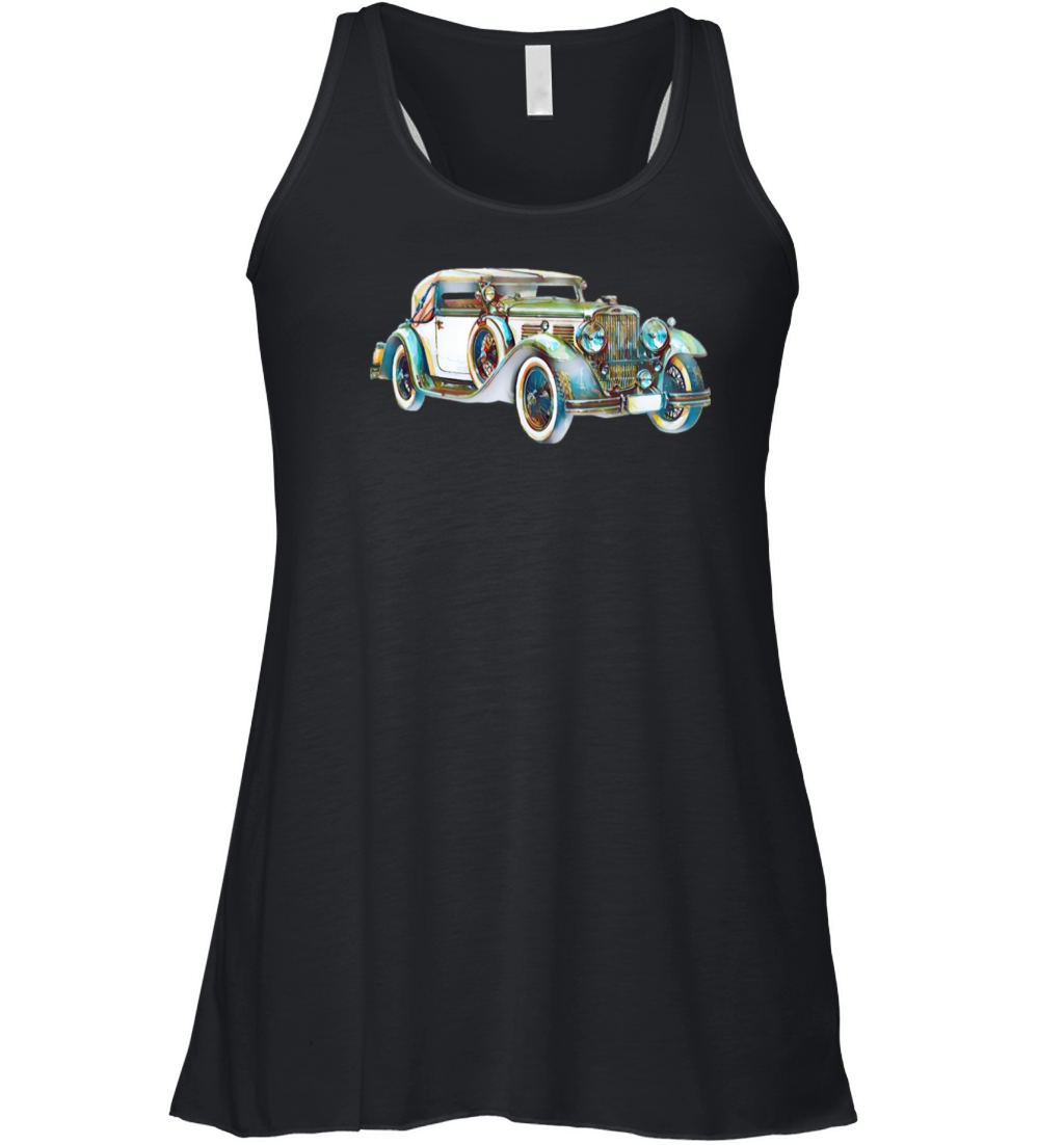 Car vintage Women's Flowy Tank Top