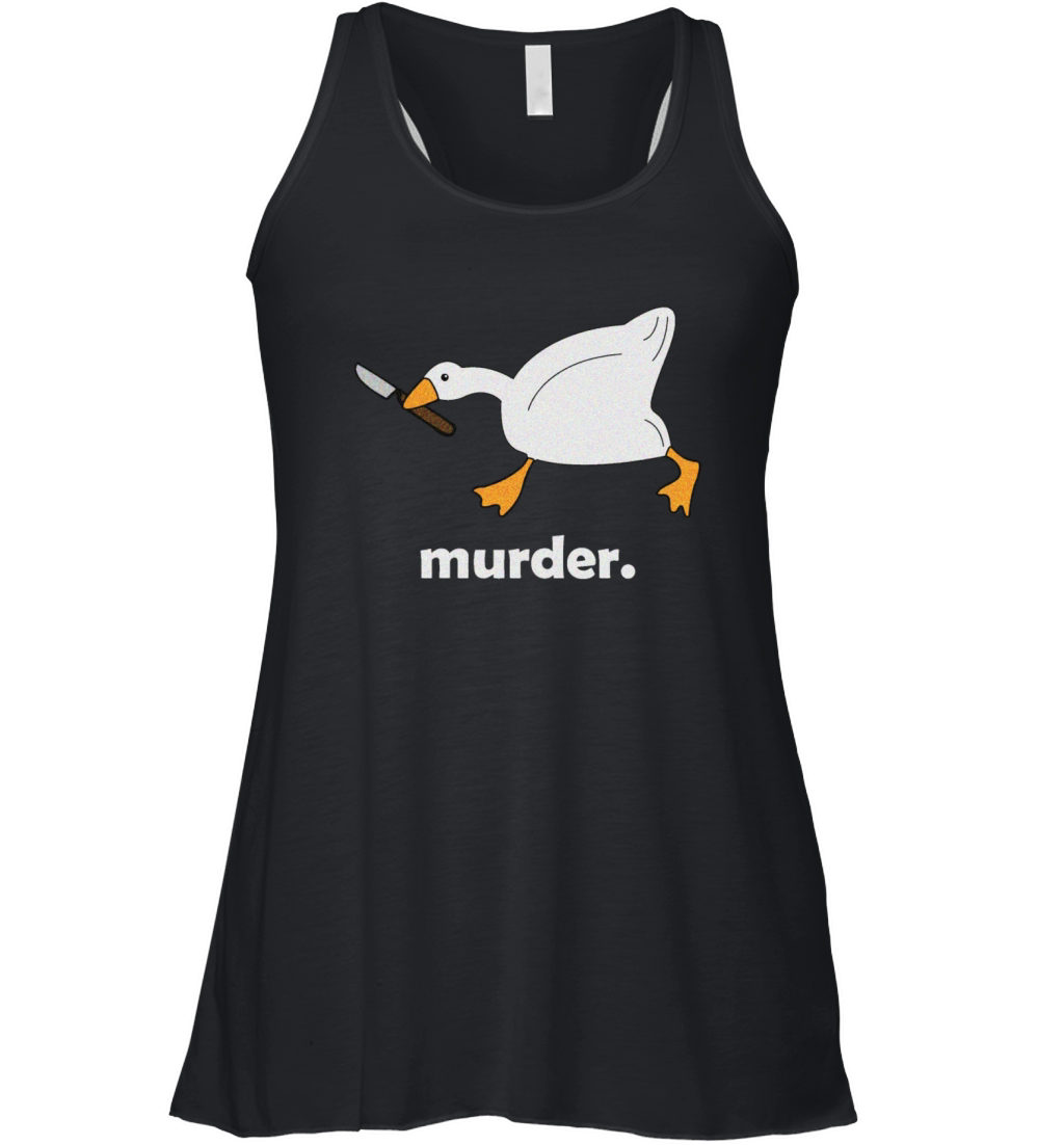 MurderFunny Duck Goose Women's Flowy Tank Top