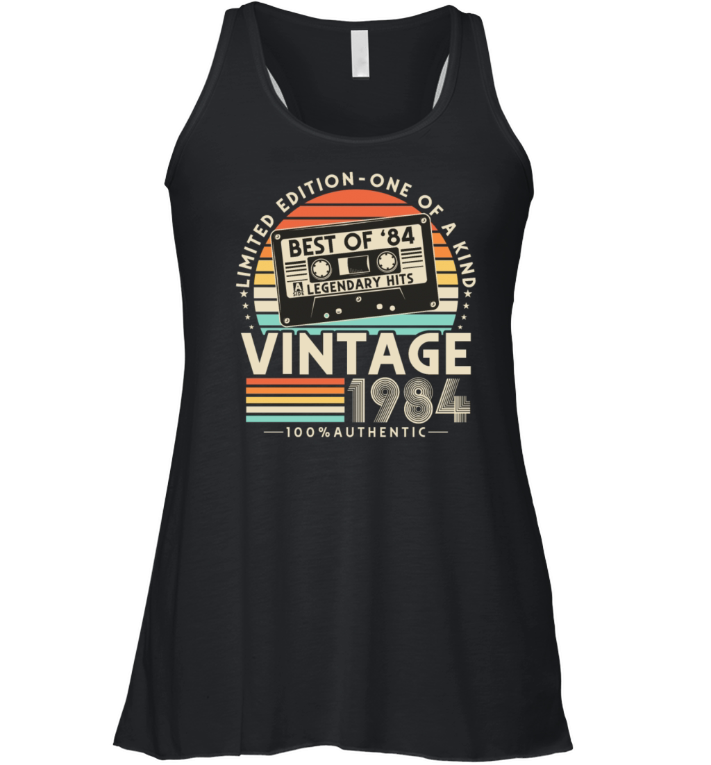 Vintage 1984 Retro 40th Birthday Women's Flowy Tank Top