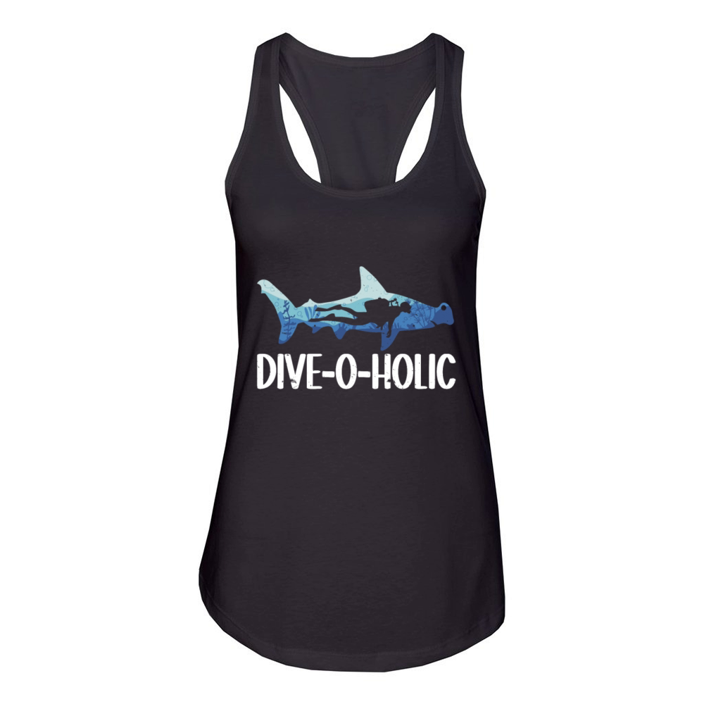 Scuba Diving Diver Women's Racerback Tank