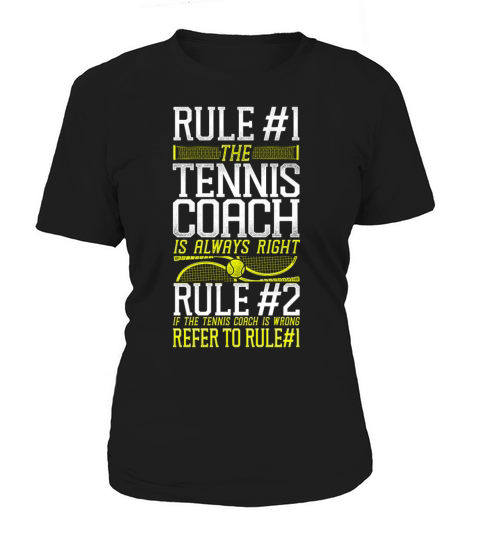 Funny Tennis Player Racket Coach Women's T-Shirt