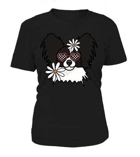 Papillon Retro Dog Women's T-Shirt