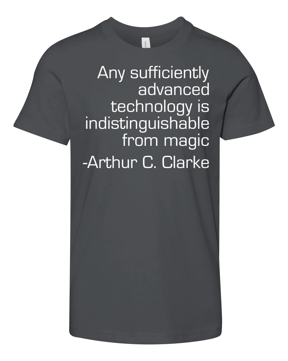 Advanced Tech Indistinguishable from Magic Youth Unisex Jersey Tee