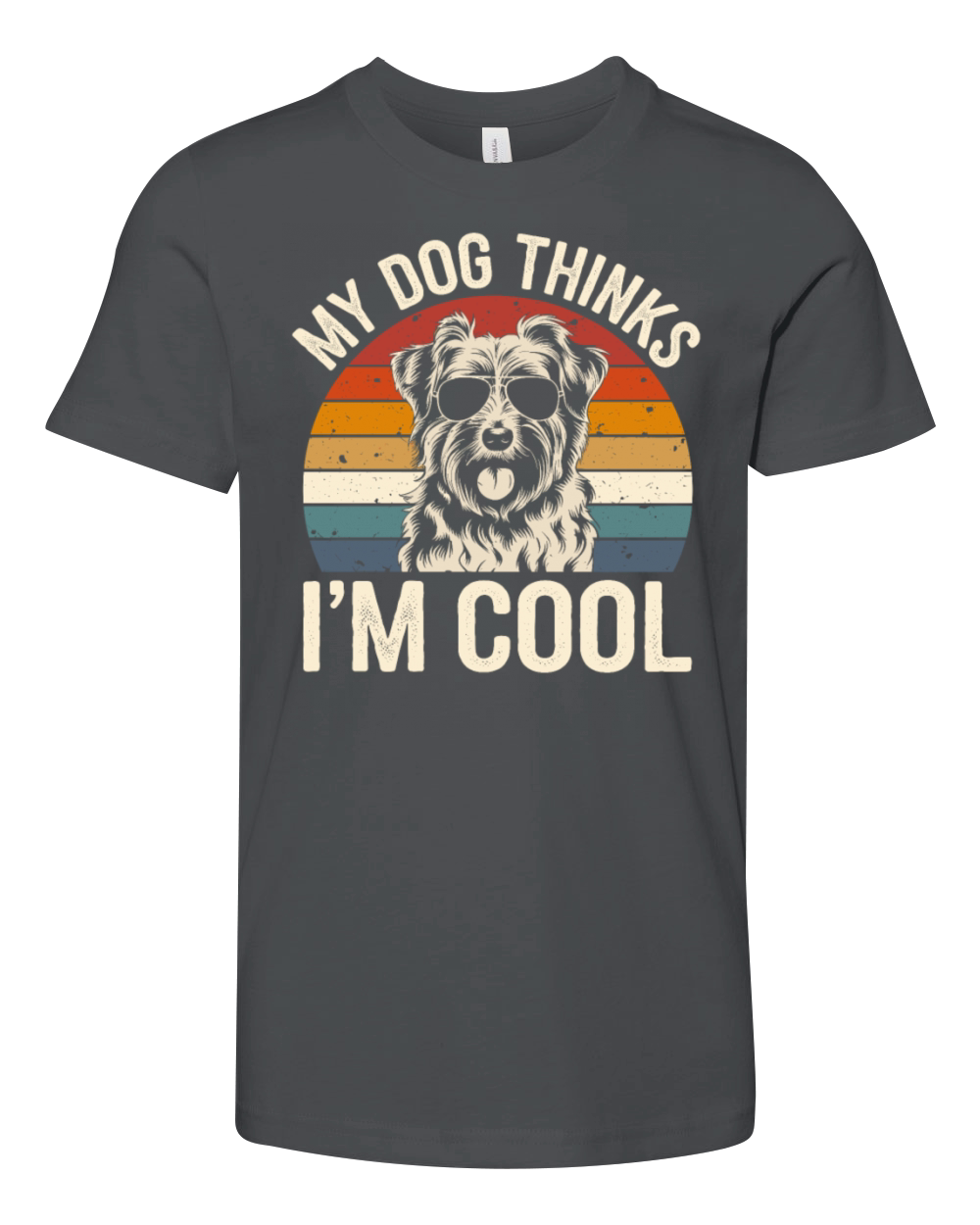 Havanese Dog My Dog Thinks Im Cool Youth Unisex Jersey Tee