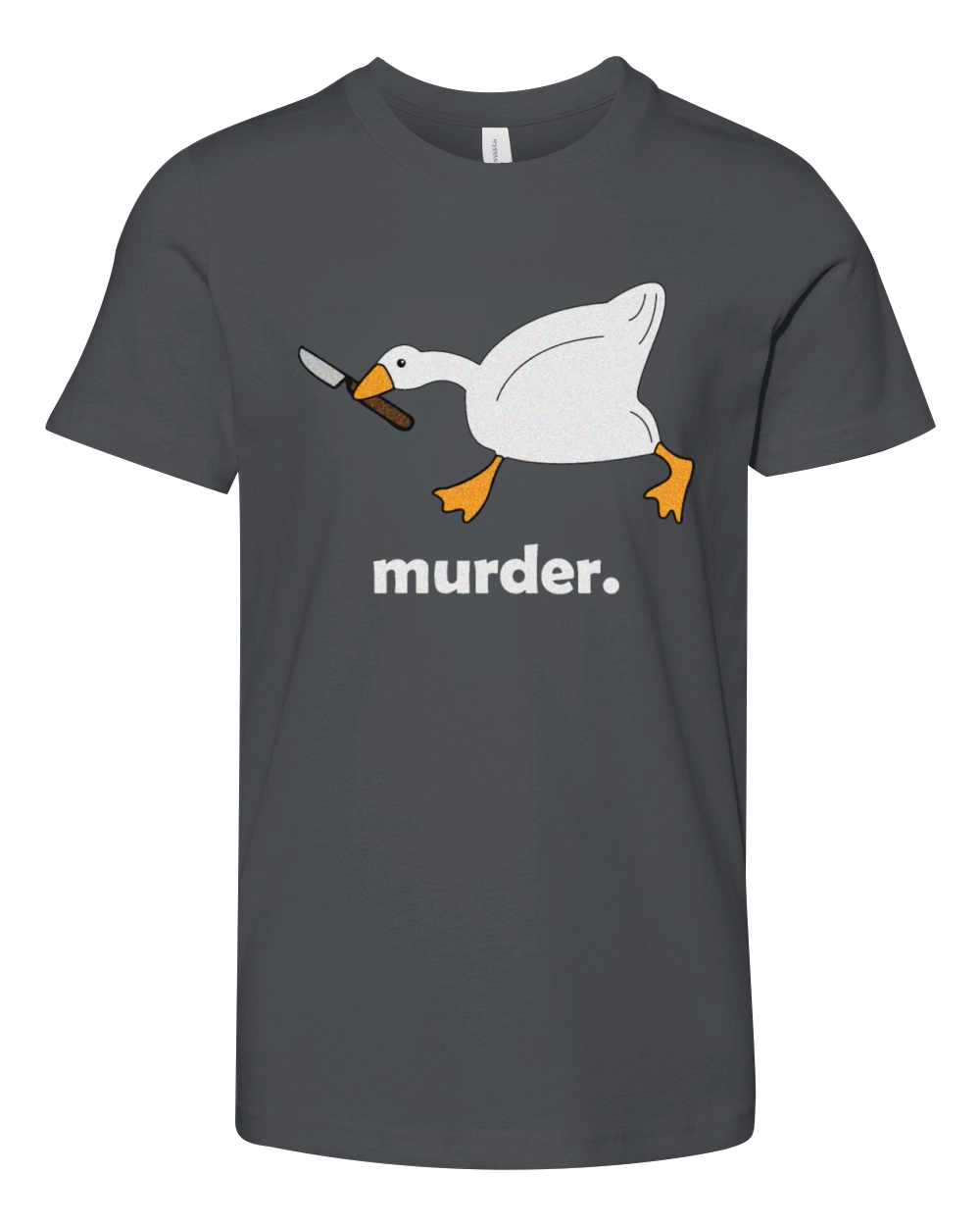 MurderFunny Duck Goose Youth Unisex Jersey Tee