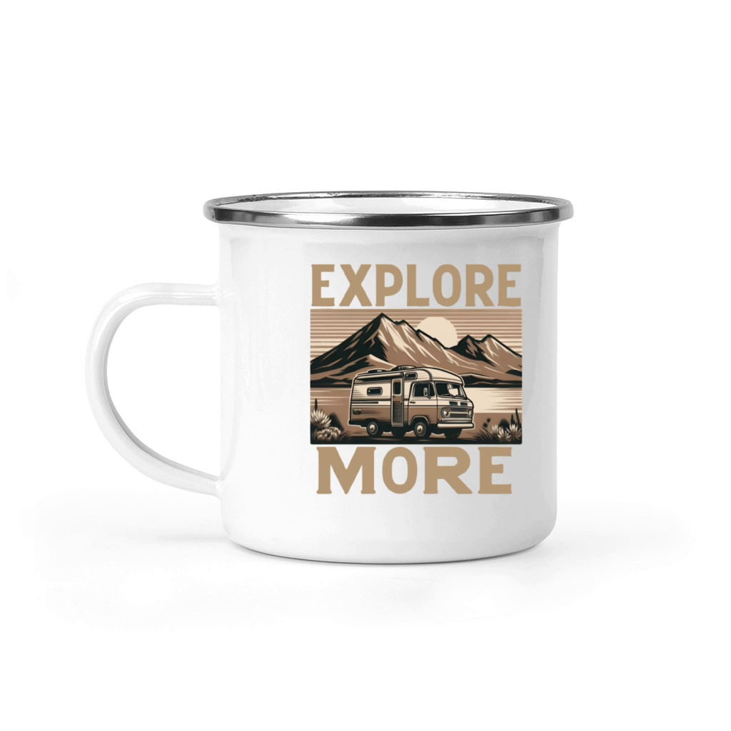 Explore More Vintage Adventure Camping Mug