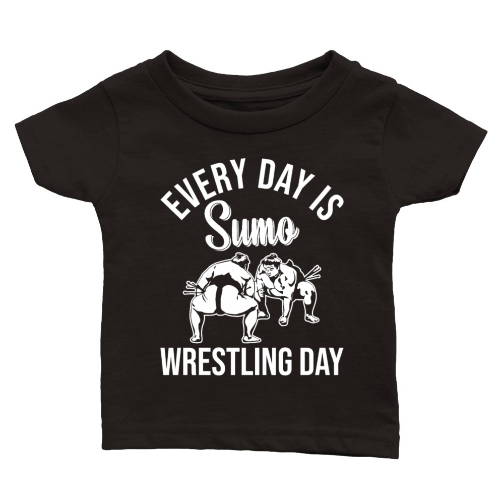 Every day is Sumo Wrestling day - Sumo Wrestler Classic Baby Crewneck T-shirt