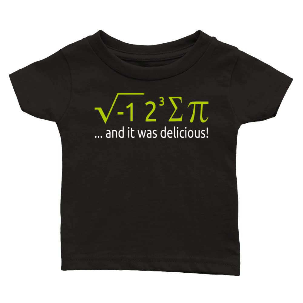 I Ate Some Pie And It Was Delicious 8 Pi Day 2BK8 Classic Baby Crewneck T-shirt