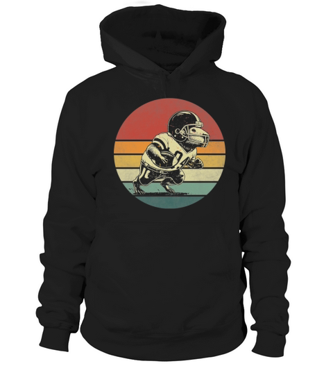 Retro Capybara Playing Football Vintage Capybara Hoodie Unisex