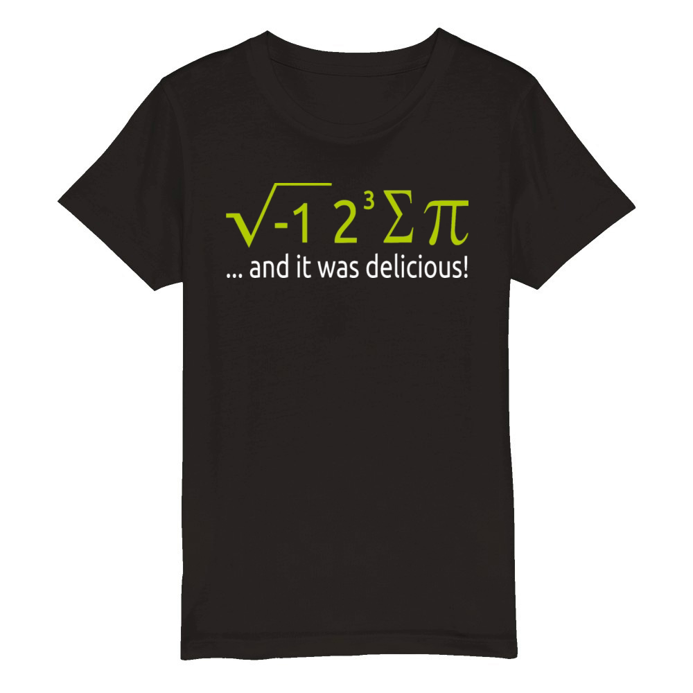 I Ate Some Pie And It Was Delicious 8 Pi Day 2BK8 Organic Kids Crewneck T-shirt
