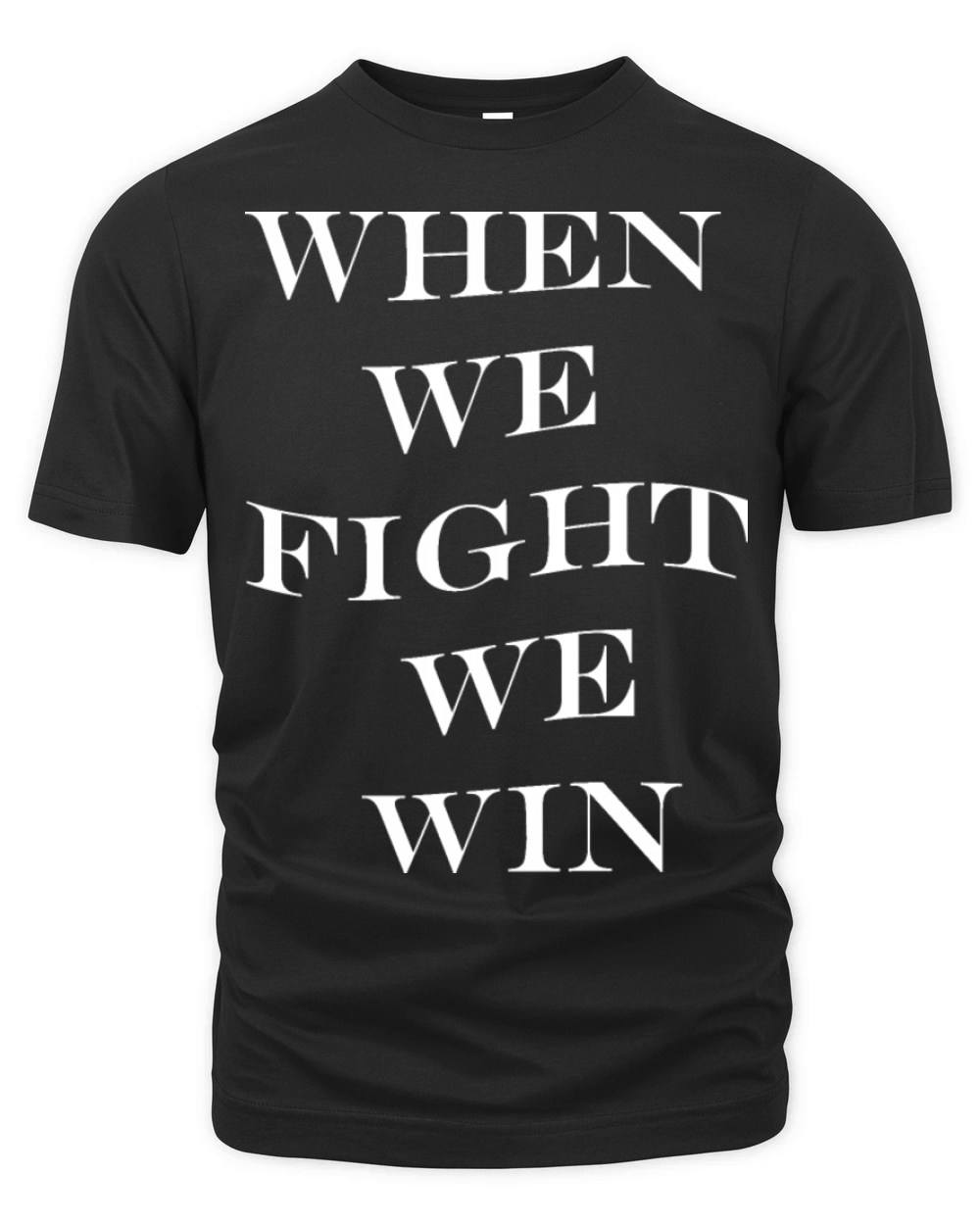 when we fight we win kamala harris for people Organic Unisex T-shirt