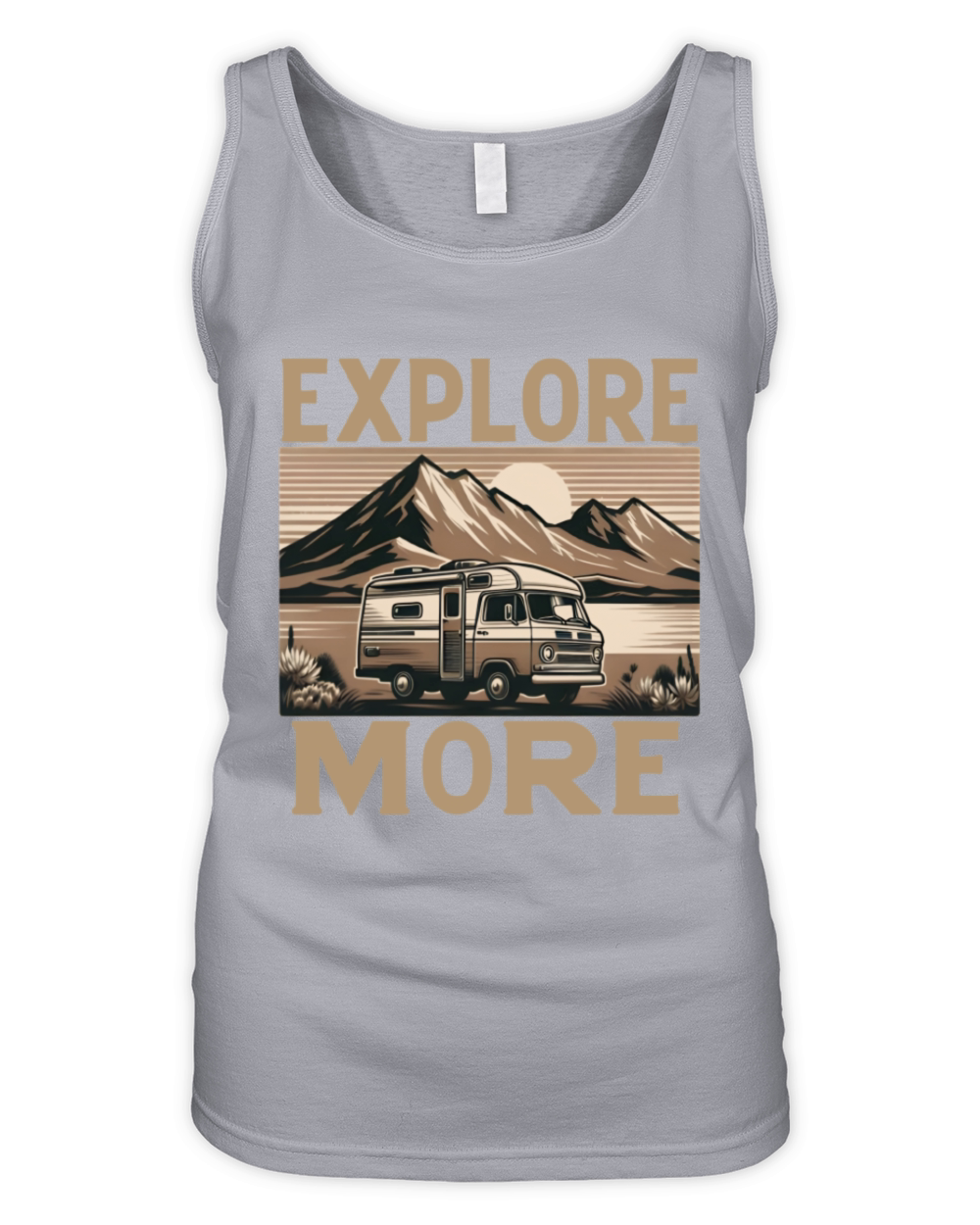 Explore More Vintage Adventure Organic Women's Tank Top
