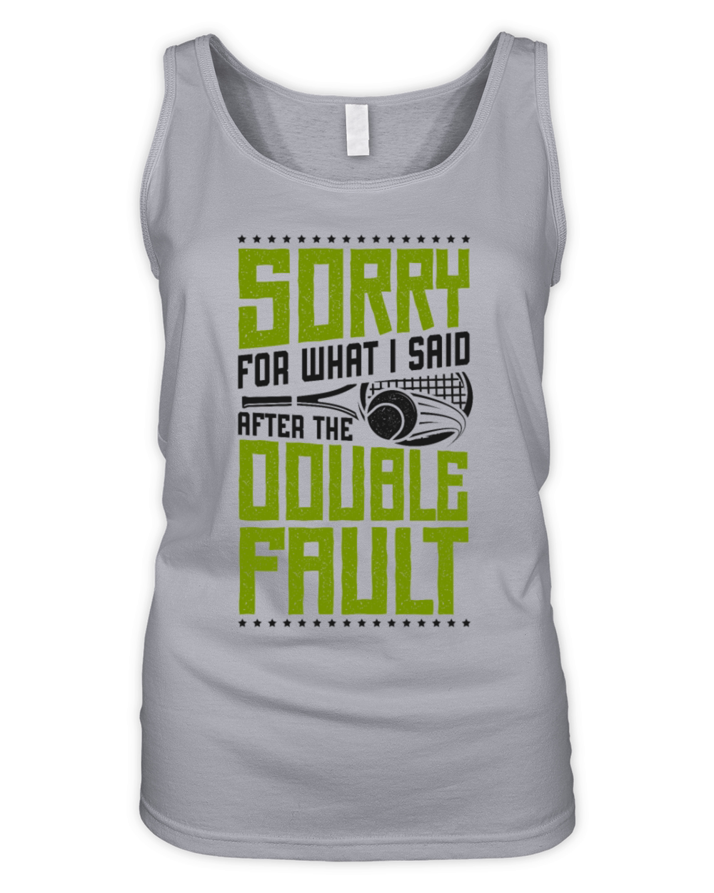 Funny Tennis Player Racket Sorry Organic Women's Tank Top