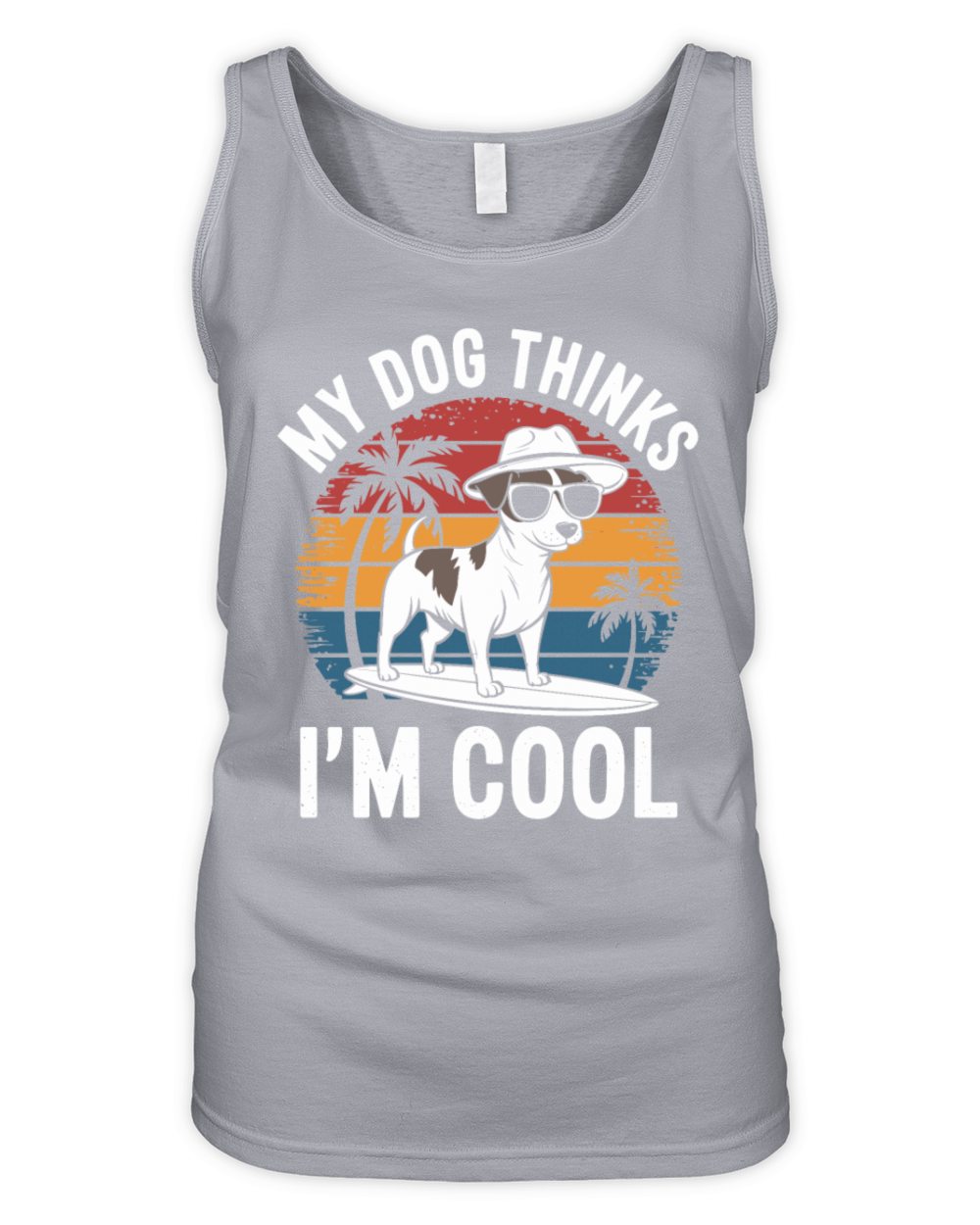 Jack Russell Terrier My Dog Thinks Im Cool Organic Women's Tank Top