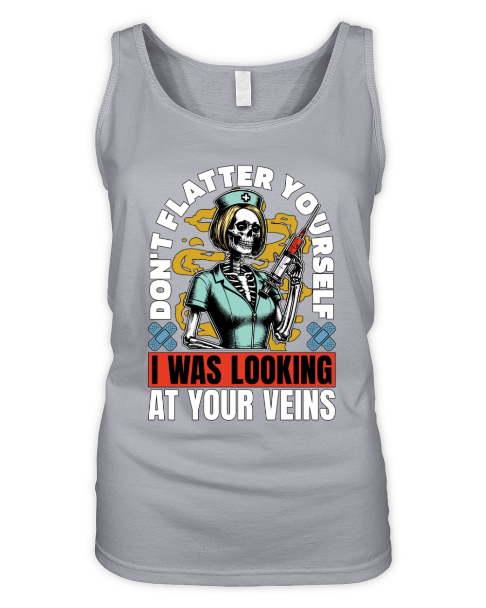 Nurse Practitioner Dont Flatter Nursing Assistant Organic Women's Tank Top