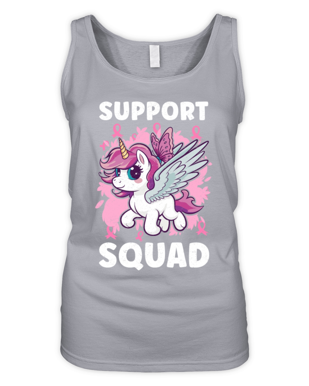 Support Squad Breast Cancer Organic Women's Tank Top