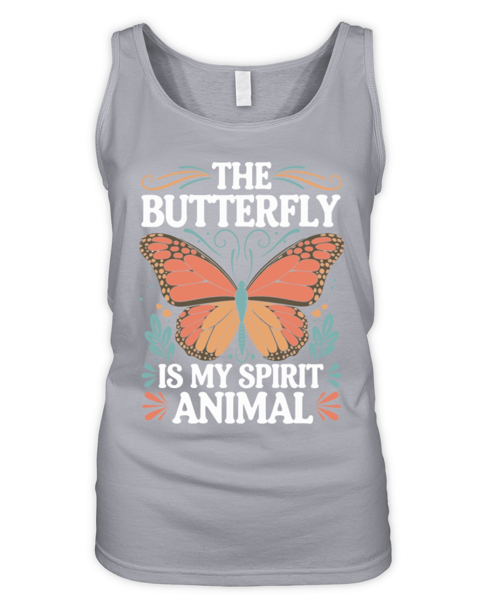 The Butterfly Is My Spirit Animal Organic Women's Tank Top