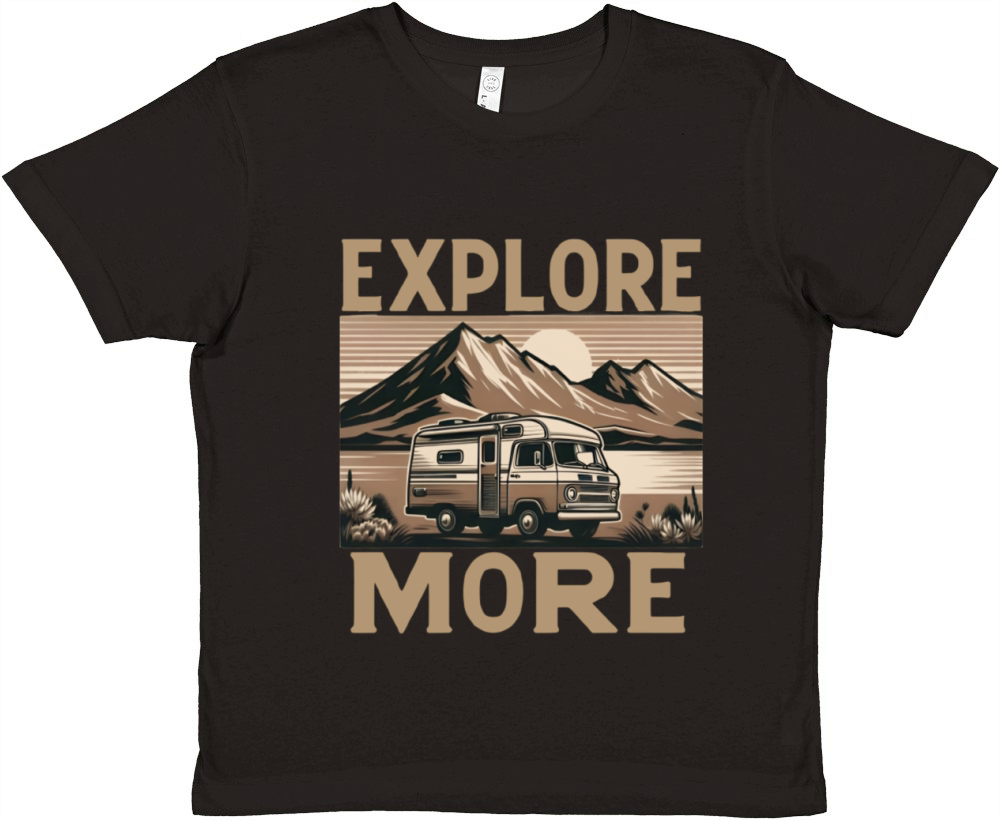 Explore More Vintage Adventure Premium Kids Crewneck T-shirt