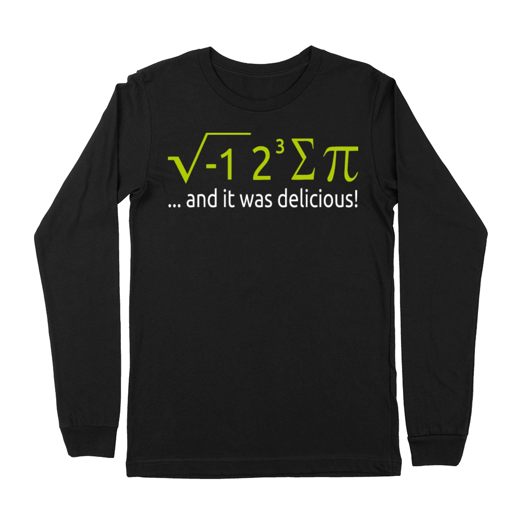 I Ate Some Pie And It Was Delicious 8 Pi Day 2BK8 Premium Long Sleeve