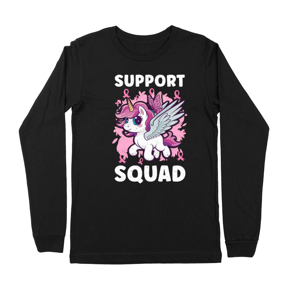 Support Squad Breast Cancer Premium Long Sleeve