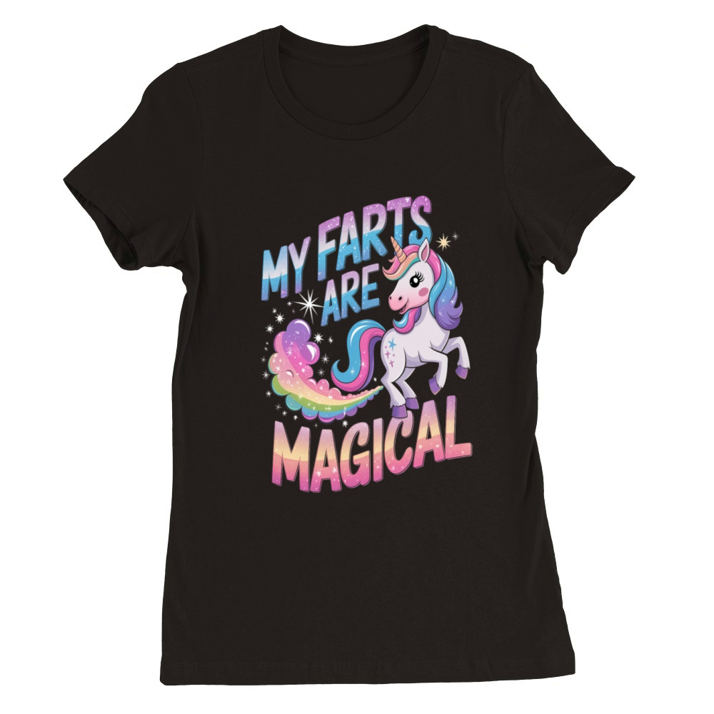 My Farts Are Magical 3 Premium Womens Crewneck T-shirt