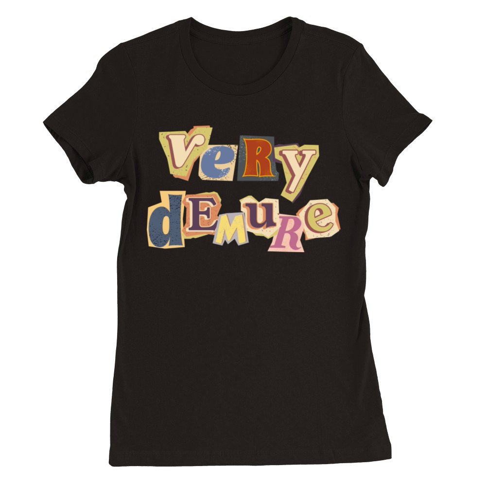 Very Demure Premium Womens Crewneck T-shirt
